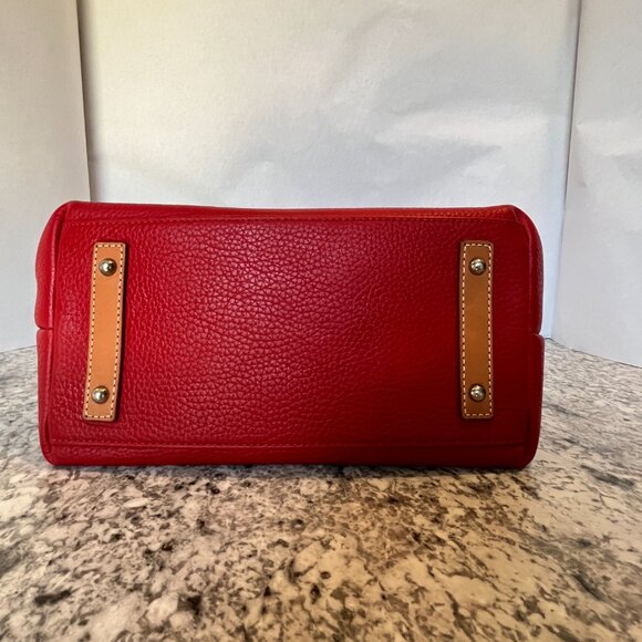 Dooney & Bourke RED Leather Hobo Shoulder Bag - Like New! - Picture 9 of 11